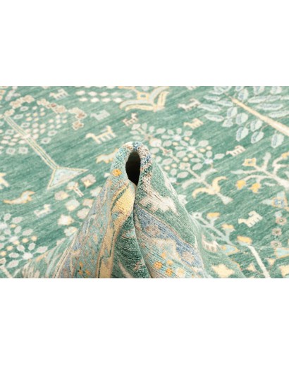 Tappeto Zigler Fine Pakistan verde giallo 279x354