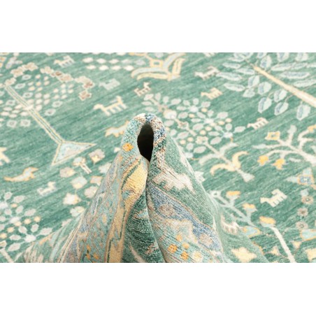 Tappeto Zigler Fine Pakistan verde giallo 279x354