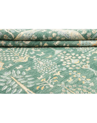 Tappeto Zigler Fine Pakistan verde giallo 279x354