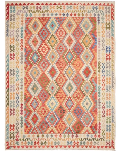 Tappeto Kilim Afghanistan marrone 260x350