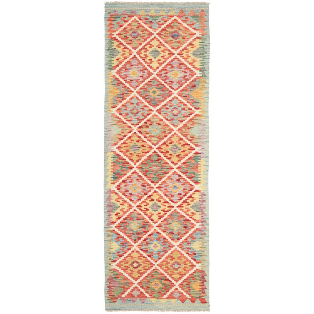 Tappeto Kilim Afghanistan marrone 83x250 Tappeto Kilim Afghanistan marrone 83x250