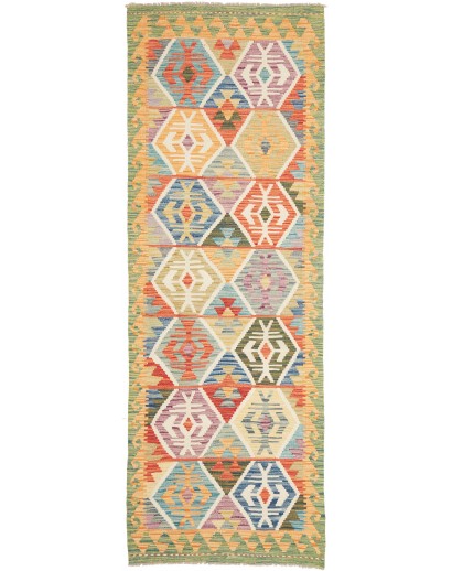 Tappeto Kilim Afghanistan marrone 87x246