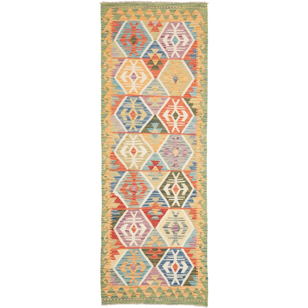 Tappeto Kilim Afghanistan marrone 87x246 Tappeto Kilim Afghanistan marrone 87x246