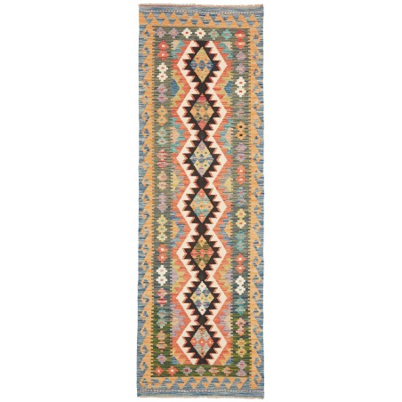 Tappeto Kilim Afghanistan marrone grigio 81x249