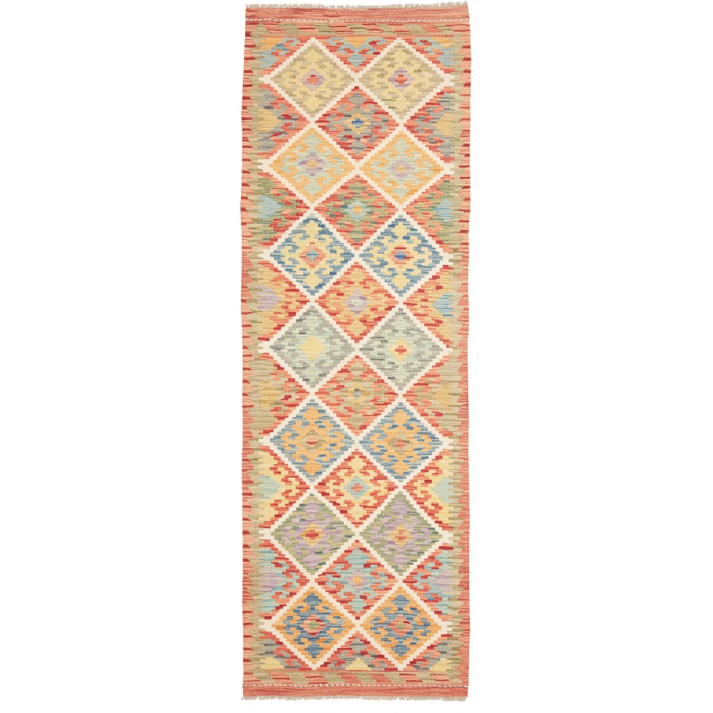 Tappeto Kilim Afghanistan marrone 83x251 Tappeto Kilim Afghanistan marrone 83x251
