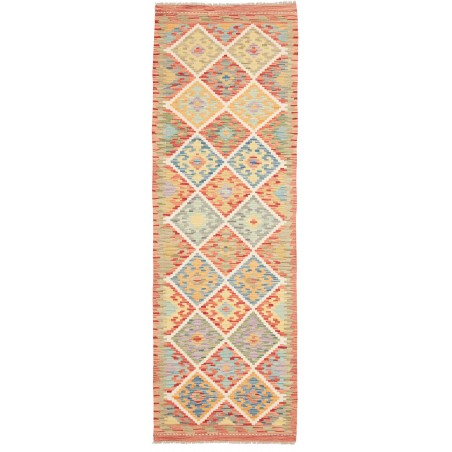 Tappeto Kilim Afghanistan marrone 83x251
