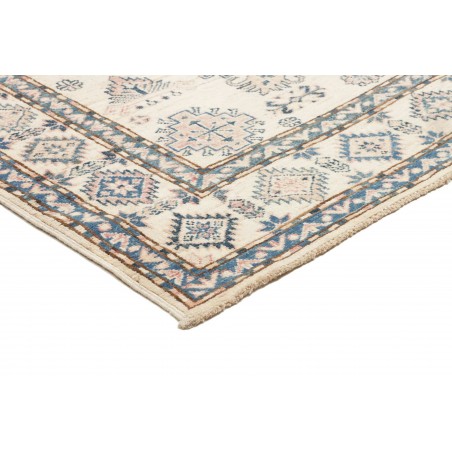 Tappeto Kazak Fine Pakistan bianco grigio 121x177
