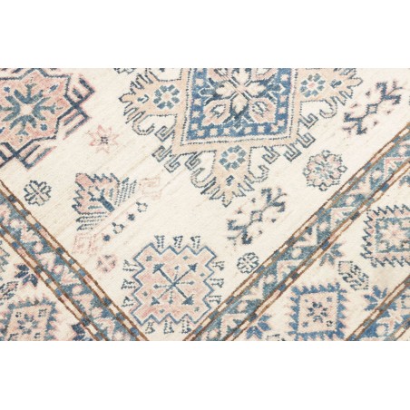 Tappeto Kazak Fine Pakistan bianco grigio 121x177