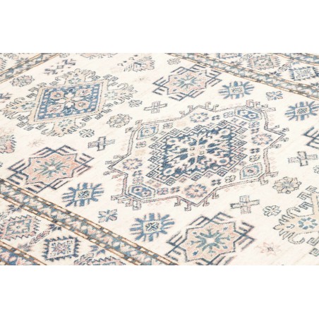 Tappeto Kazak Fine Pakistan bianco grigio 121x177