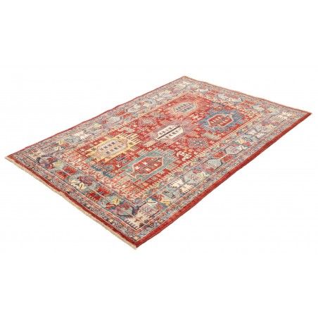 Tappeto Tribal Pakistan rosso grigio 120x180