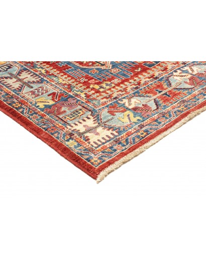 Tappeto Tribal Pakistan rosso grigio 120x180
