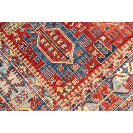 Tappeto Tribal Pakistan rosso grigio 120x180