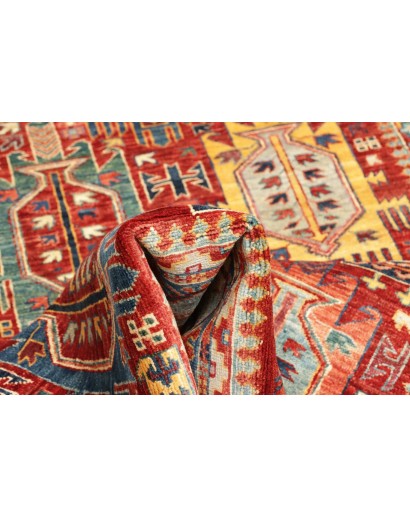 Tappeto Tribal Pakistan rosso grigio 120x180