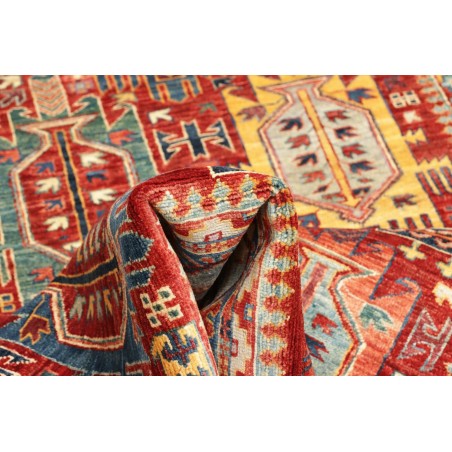 Tappeto Tribal Pakistan rosso grigio 120x180