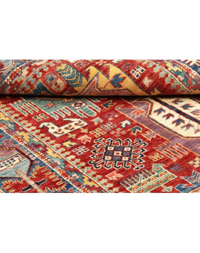 Tappeto Tribal Pakistan rosso grigio 120x180