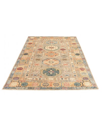 Tappeto Kazak Fine Pakistan beige marrone 151x209