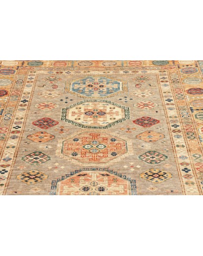 Tappeto Kazak Fine Pakistan beige marrone 151x209