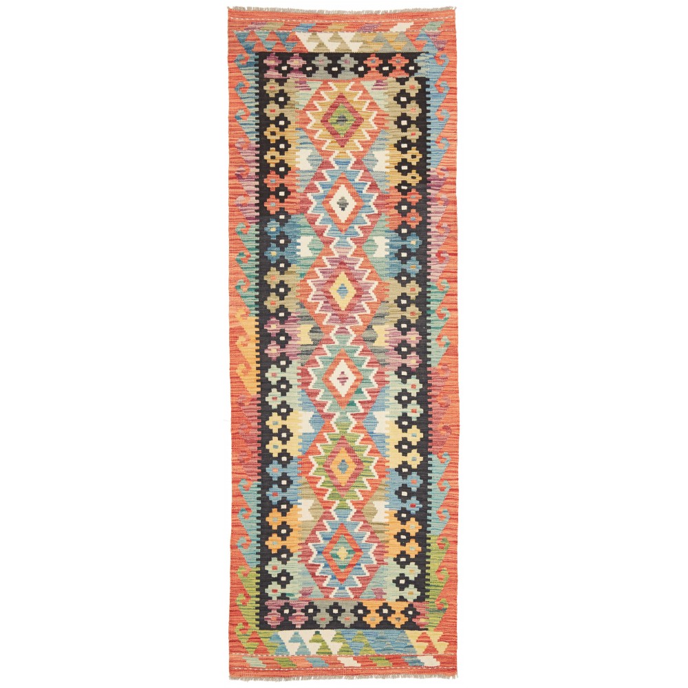 Tappeto Kilim Afghanistan marrone grigio 82x237