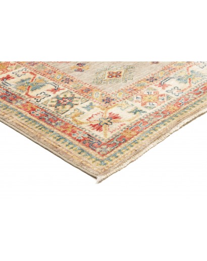 Tappeto Kazak Fine Pakistan marrone grigio 150x203