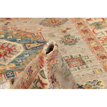 Tappeto Kazak Fine Pakistan marrone grigio 150x203