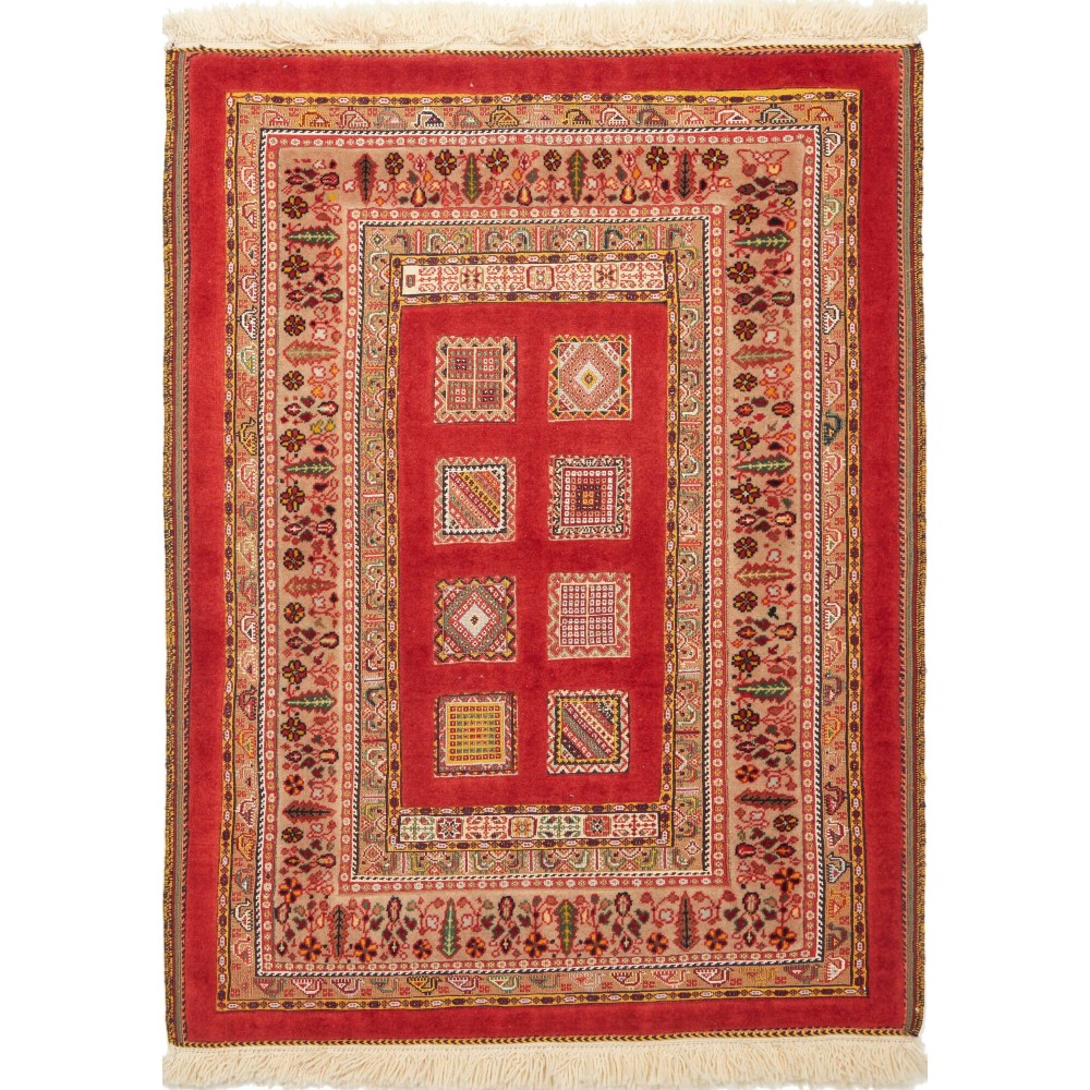 Tappeto Nimbaft Fine Persia marrone arancione 91x118 Tappeto Nimbaft Fine Persia marrone arancione 91x118