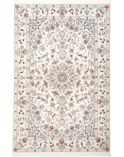 Tappeto Nain 9La Persia bianco azzurro 130x204
