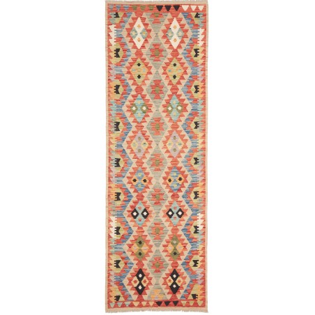 Tappeto Kilim Afghanistan marrone 82x252