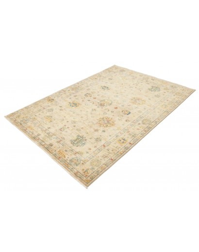 Tappeto Malka Pakistan giallo marrone 147x205
