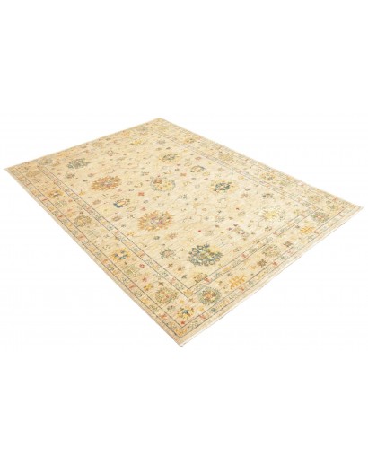 Tappeto Malka Pakistan giallo marrone 147x205