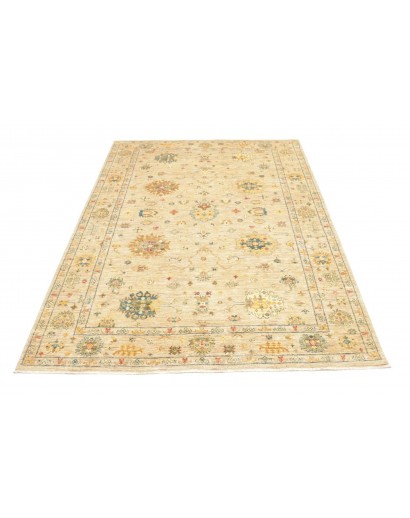 Tappeto Malka Pakistan giallo marrone 147x205