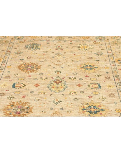 Tappeto Malka Pakistan giallo marrone 147x205