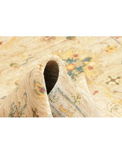 Tappeto Malka Pakistan giallo marrone 147x205