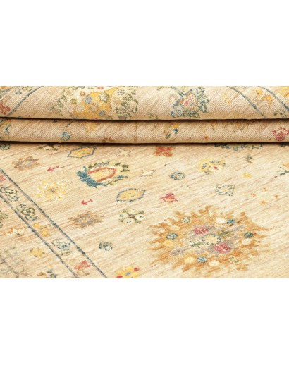 Tappeto Malka Pakistan giallo marrone 147x205