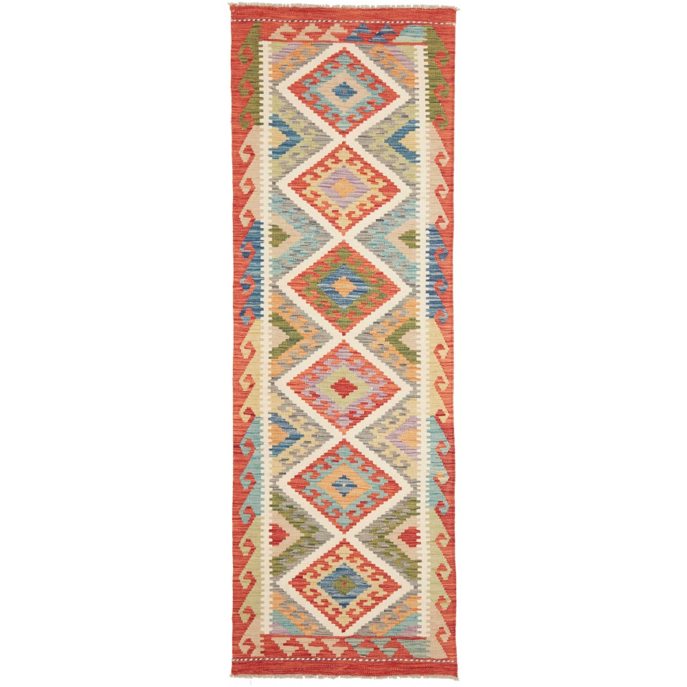 Tappeto Kilim Afghanistan marrone 80x243 Tappeto Kilim Afghanistan marrone 80x243