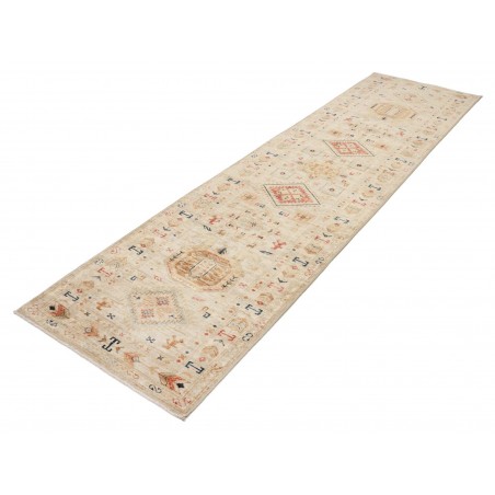 Tappeto Kazak Fine Pakistan marrone grigio 81x305