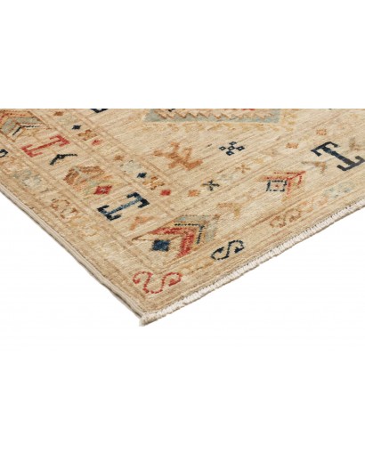 Tappeto Kazak Fine Pakistan marrone grigio 81x305