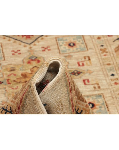 Tappeto Kazak Fine Pakistan marrone grigio 81x305