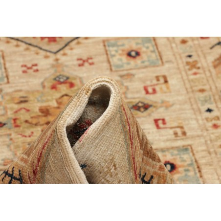 Tappeto Kazak Fine Pakistan marrone grigio 81x305