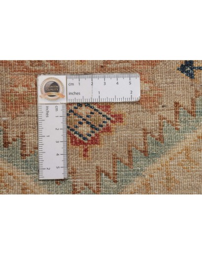 Tappeto Kazak Fine Pakistan marrone grigio 81x305