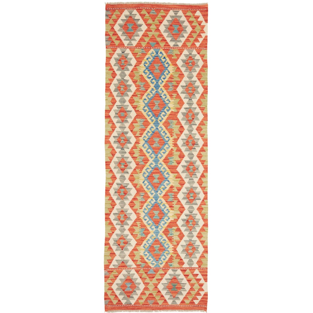 Tappeto Kilim Afghanistan marrone 81x247 Tappeto Kilim Afghanistan marrone 81x247