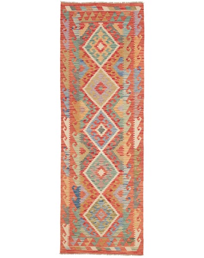 Tappeto Kilim Afghanistan marrone arancione 79x243
