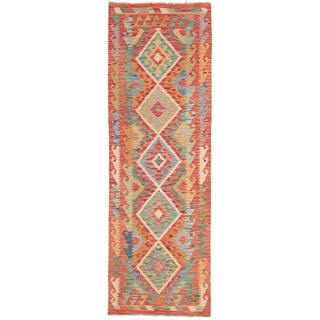 Tappeto Kilim Afghanistan marrone arancione 79x243