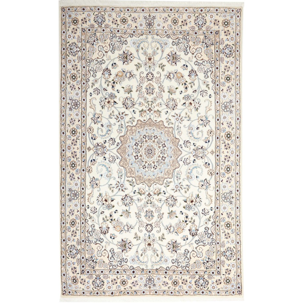 Tappeto Nain 9La Persia bianco marrone 133x210
