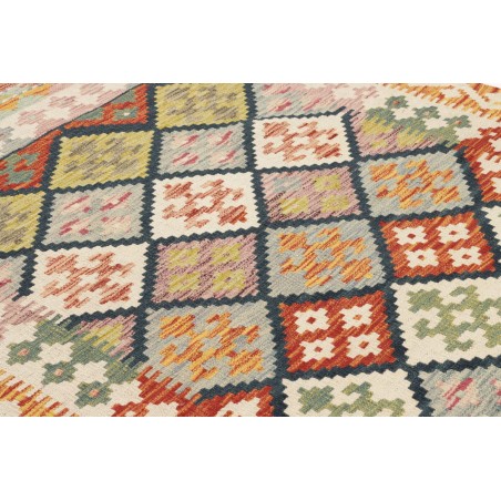 Tappeto Kilim Afghanistan marrone 125x184