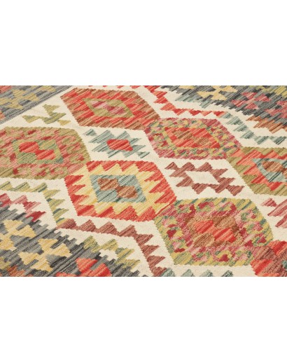 Tappeto Kilim Afghanistan marrone 124x195