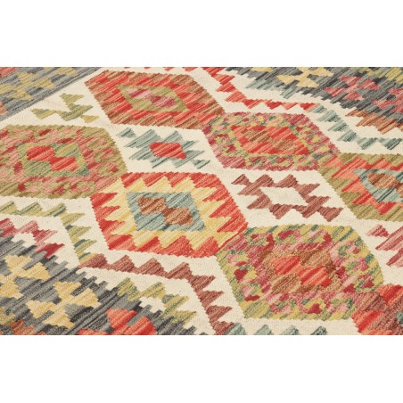 Tappeto Kilim Afghanistan marrone 124x195