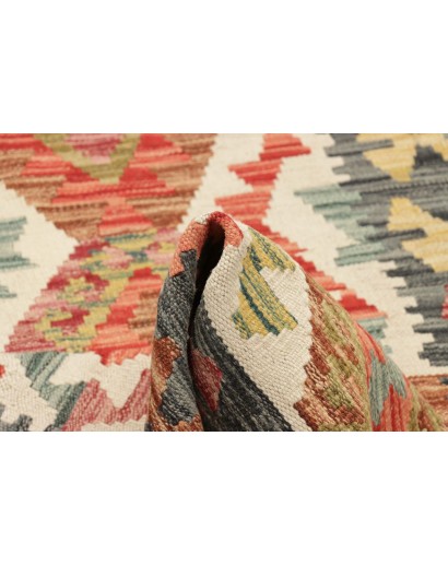 Tappeto Kilim Afghanistan marrone 124x195