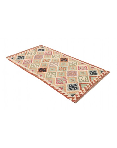 Tappeto Kilim Afghanistan beige bianco 99x200