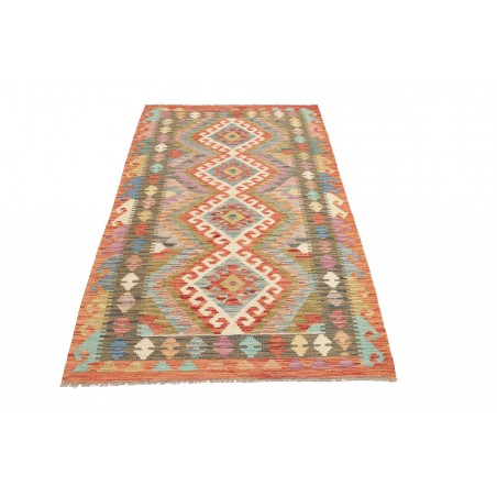 Tappeto Kilim Afghanistan marrone 106x195