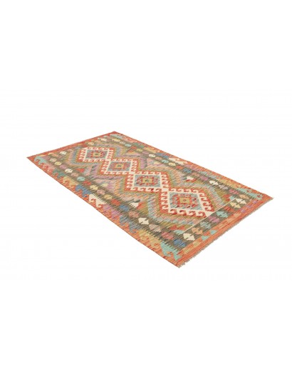 Tappeto Kilim Afghanistan marrone 106x195